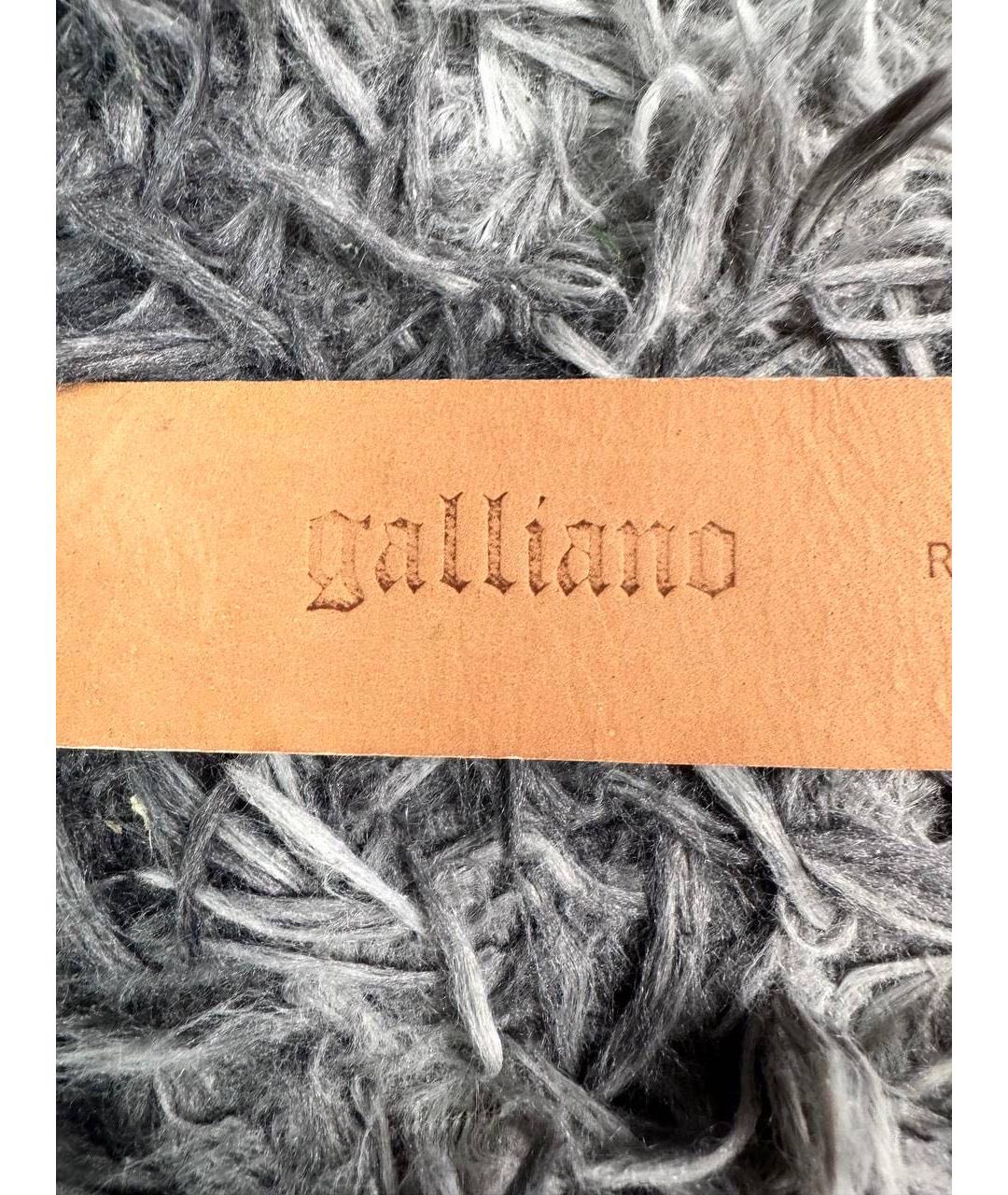 JOHN GALLIANO Белый кожаный ремень, фото 3