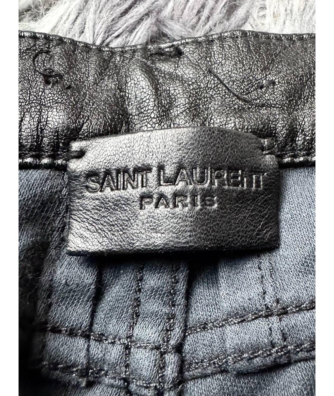 SAINT LAURENT Черные джинсы скинни, фото 6