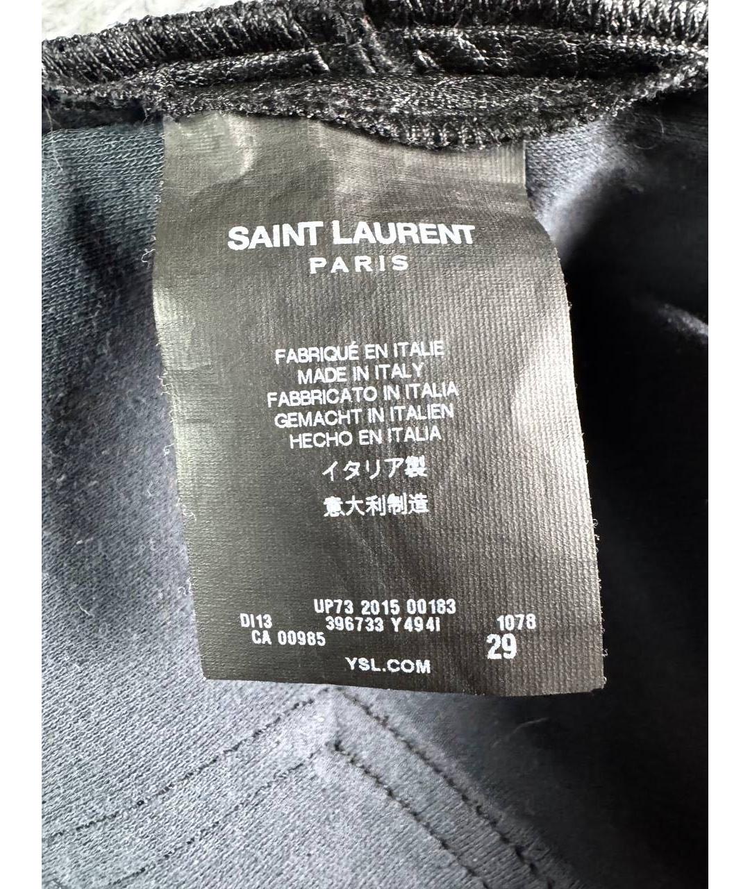 SAINT LAURENT Черные джинсы скинни, фото 5