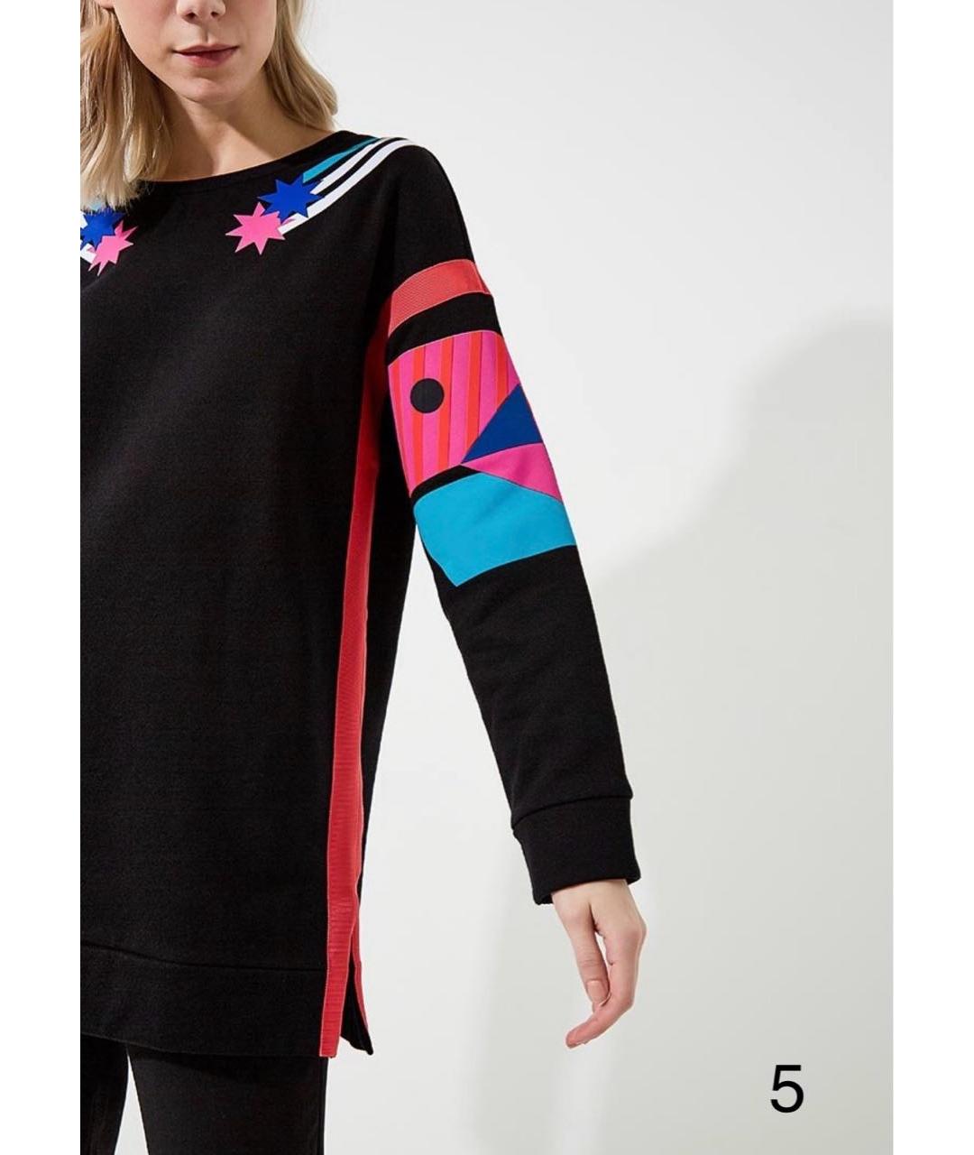 EMPORIO ARMANI Мульти хлопковое повседневное платье, фото 5