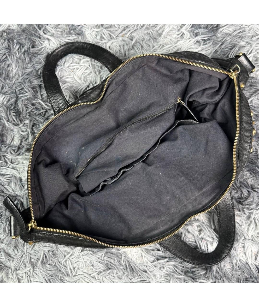 GIVENCHY Черная кожаная сумка с короткими ручками, фото 4