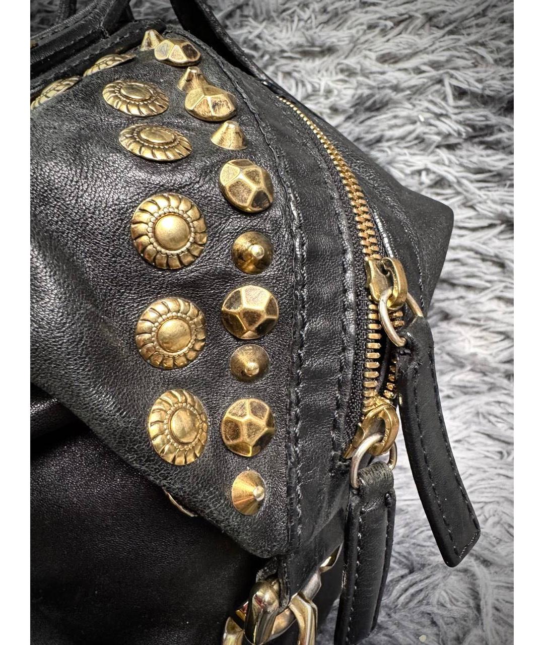 GIVENCHY Черная кожаная сумка с короткими ручками, фото 3