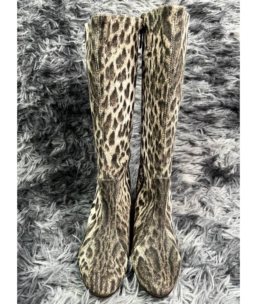 JUST CAVALLI Коричневые сапоги, фото 2