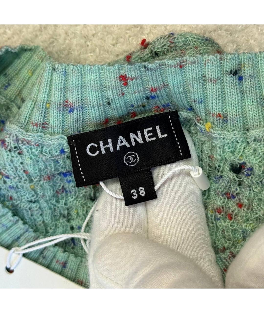 CHANEL Бирюзовая жилетка, фото 5