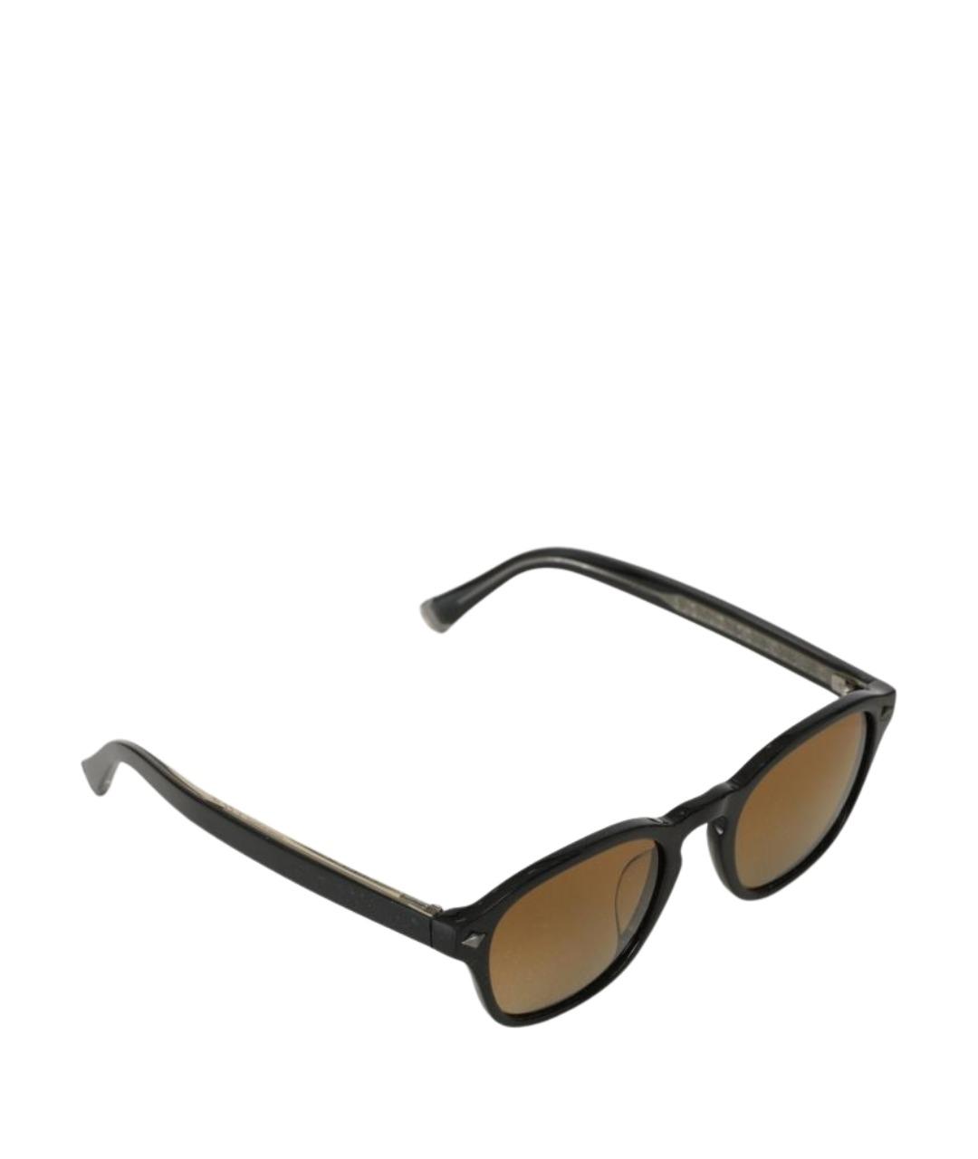BRUNELLO CUCINELLI Черные пластиковые солнцезащитные очки, фото 1