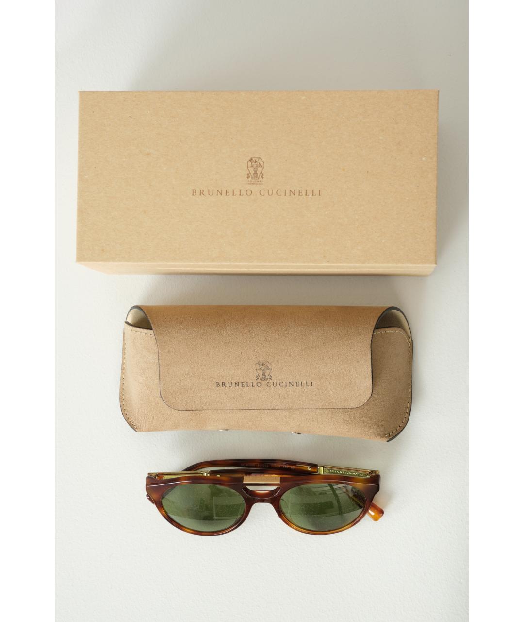 BRUNELLO CUCINELLI Мульти пластиковые солнцезащитные очки, фото 6