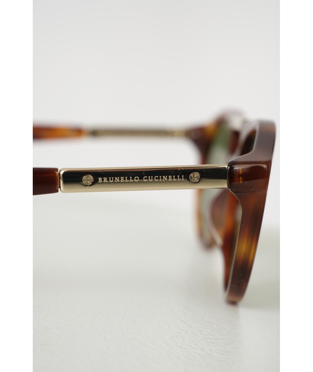 BRUNELLO CUCINELLI Мульти пластиковые солнцезащитные очки, фото 4