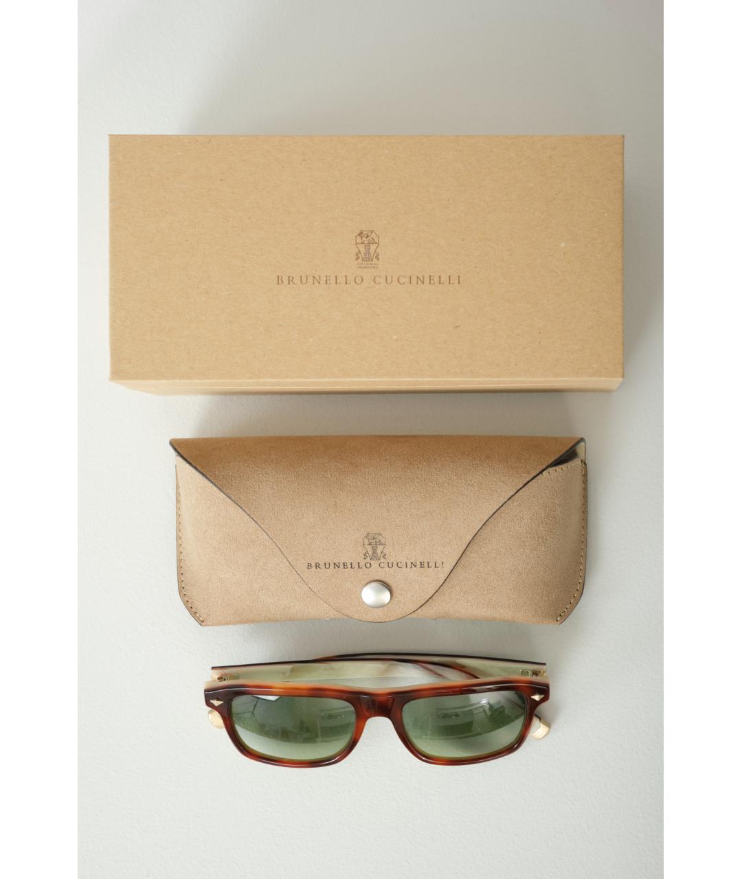 BRUNELLO CUCINELLI Мульти пластиковые солнцезащитные очки, фото 7