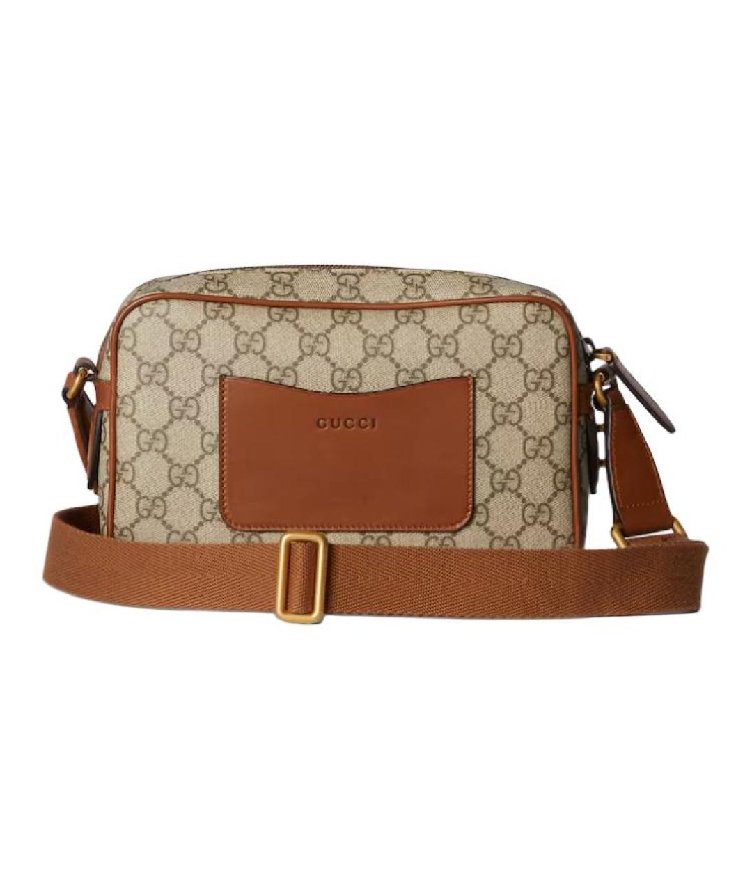 GUCCI Коричневая сумка на плечо, фото 4