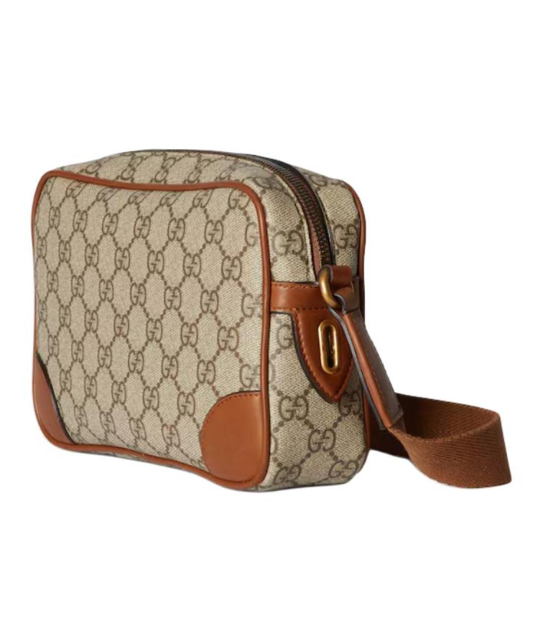 GUCCI Коричневая сумка на плечо, фото 2