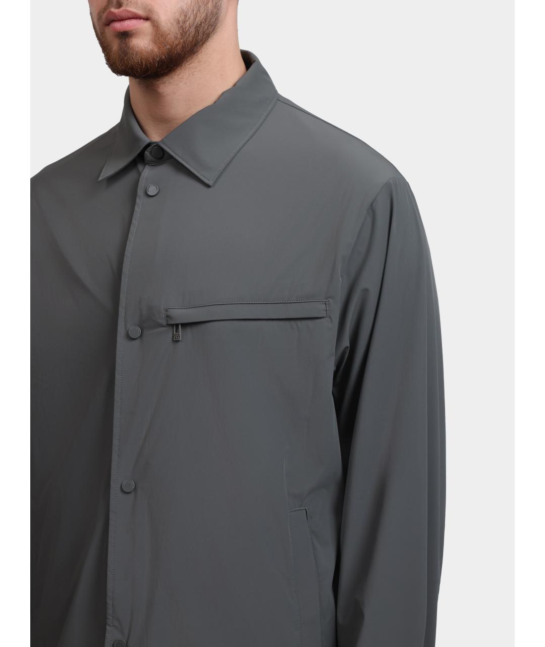 ARMANI EXCHANGE Серая куртка, фото 4