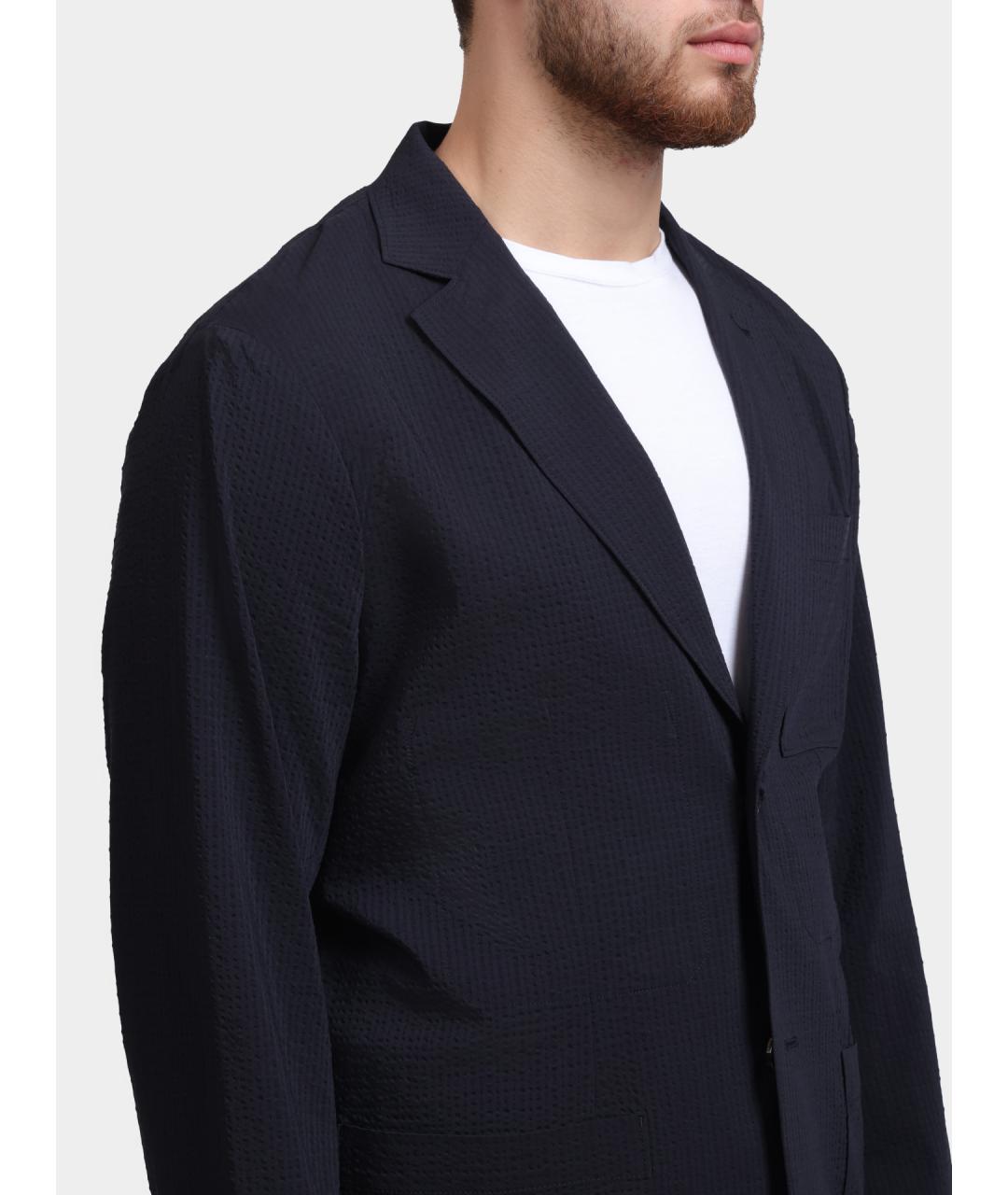 ARMANI EXCHANGE Темно-синий пиджак, фото 4