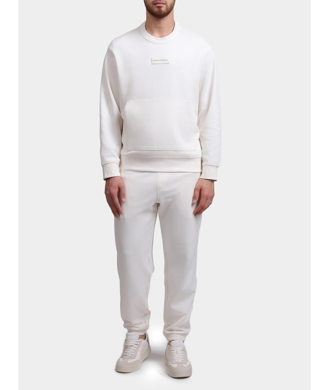 ARMANI EXCHANGE Белые повседневные брюки, фото 2