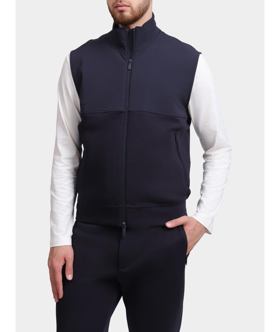 ARMANI EXCHANGE Темно-синий жилет, фото 6