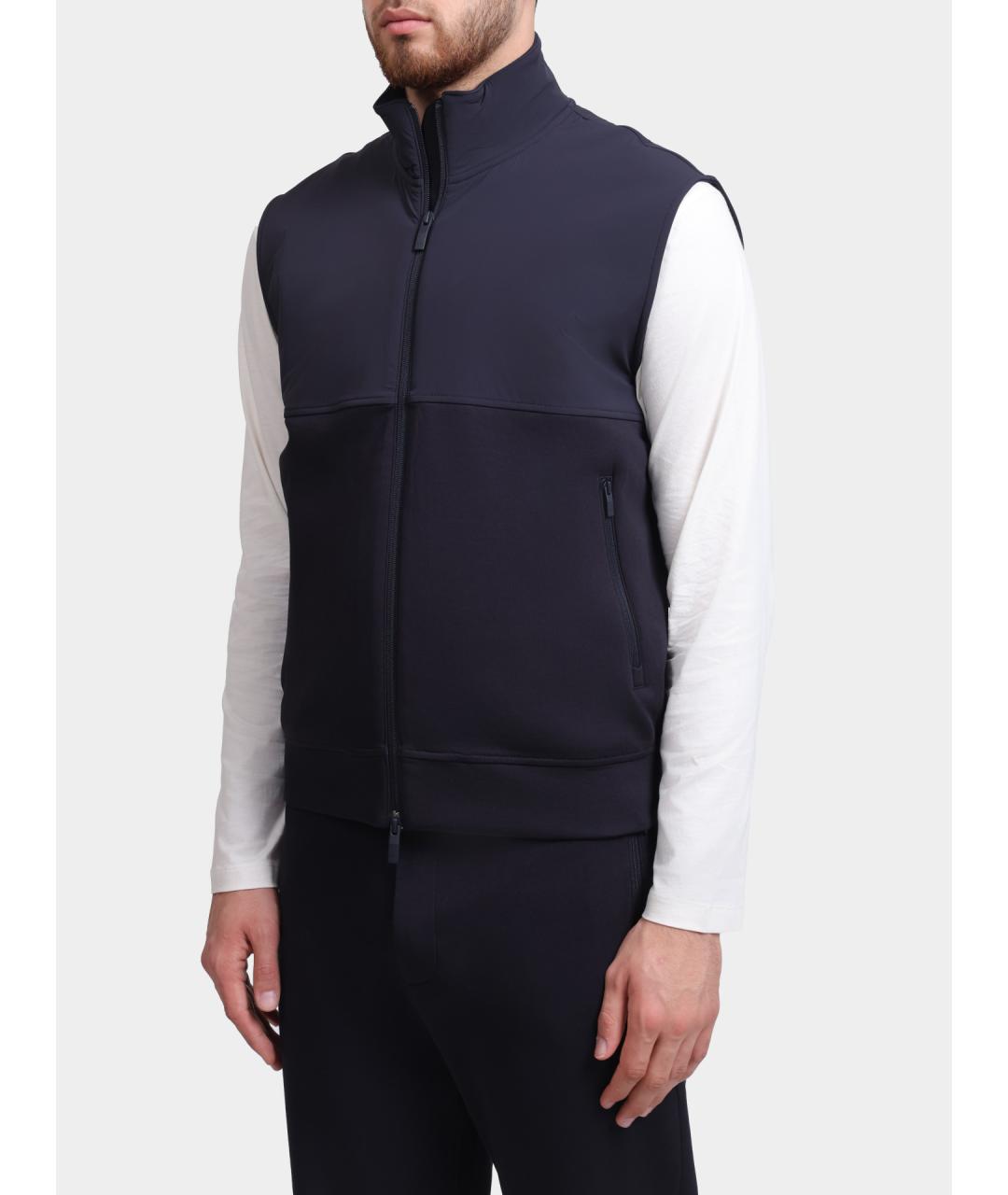 ARMANI EXCHANGE Темно-синий жилет, фото 3
