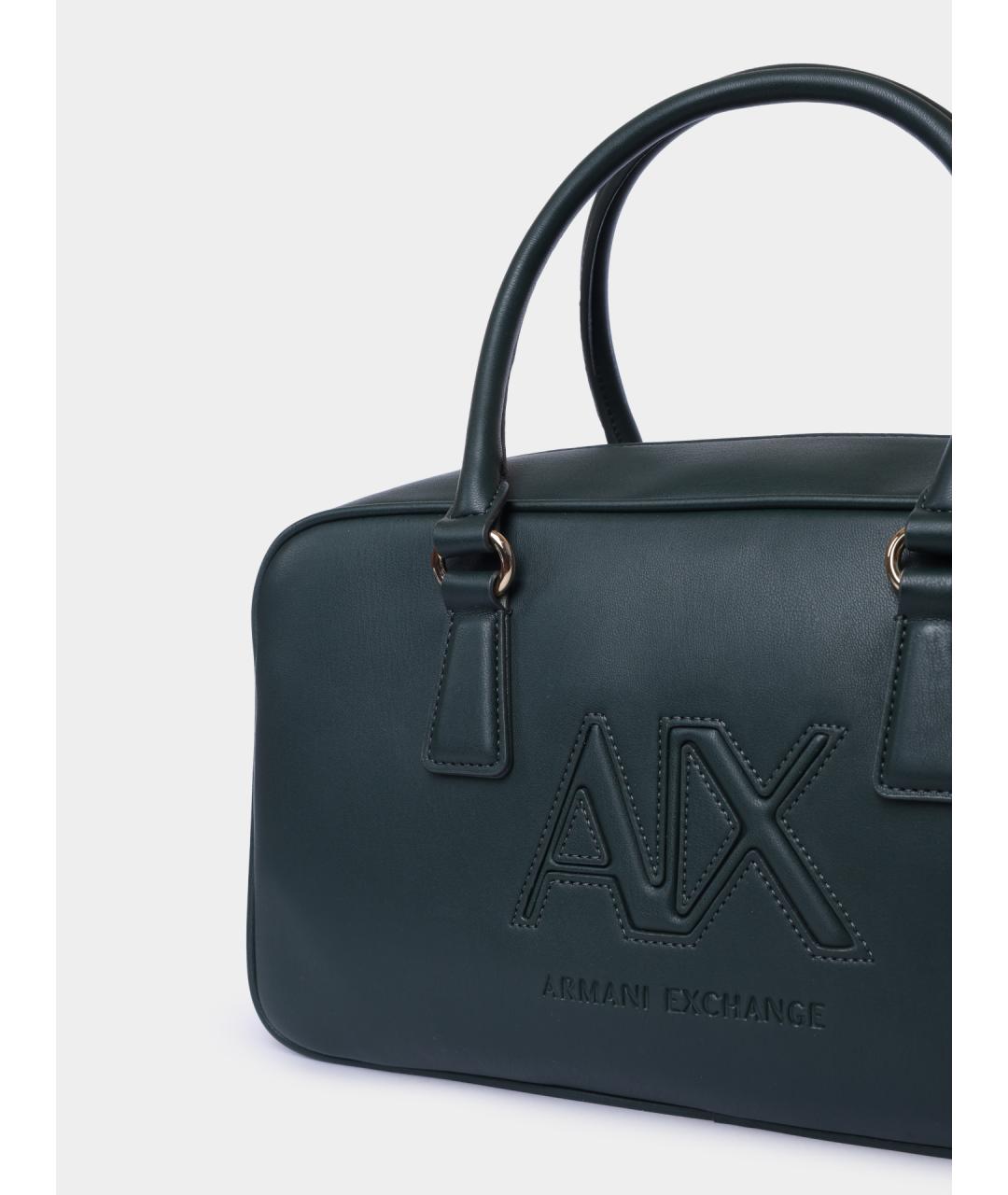 ARMANI EXCHANGE Зеленая сумка с короткими ручками, фото 3