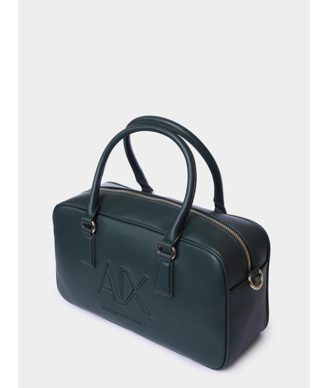 ARMANI EXCHANGE Зеленая сумка с короткими ручками, фото 2