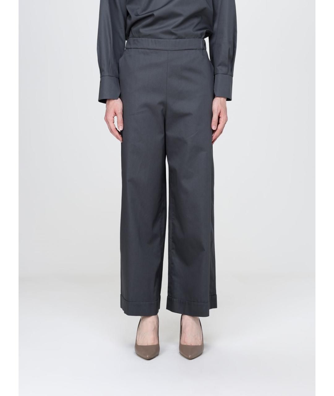 MAX MARA Хлопковые прямые брюки, фото 6
