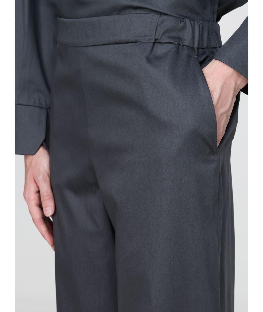 MAX MARA Хлопковые прямые брюки, фото 5