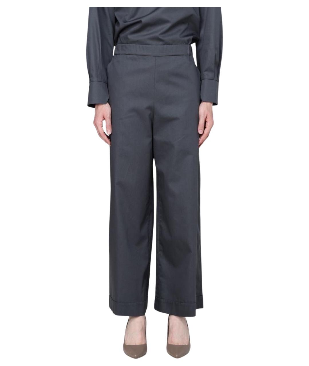 MAX MARA Хлопковые прямые брюки, фото 1