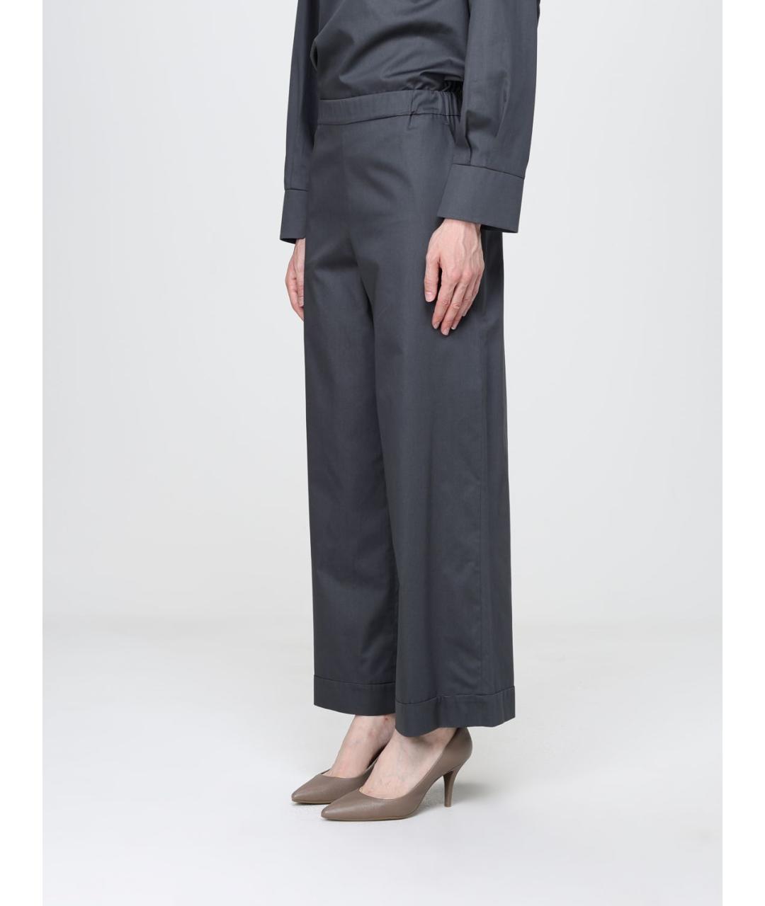 MAX MARA Хлопковые прямые брюки, фото 4