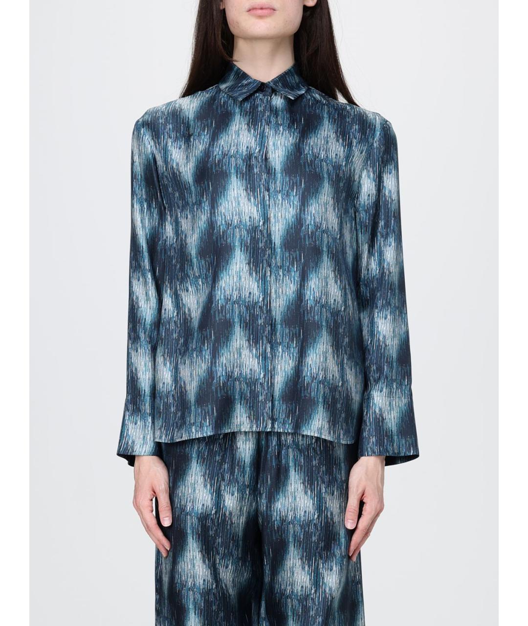 MAX MARA Синяя рубашка, фото 6