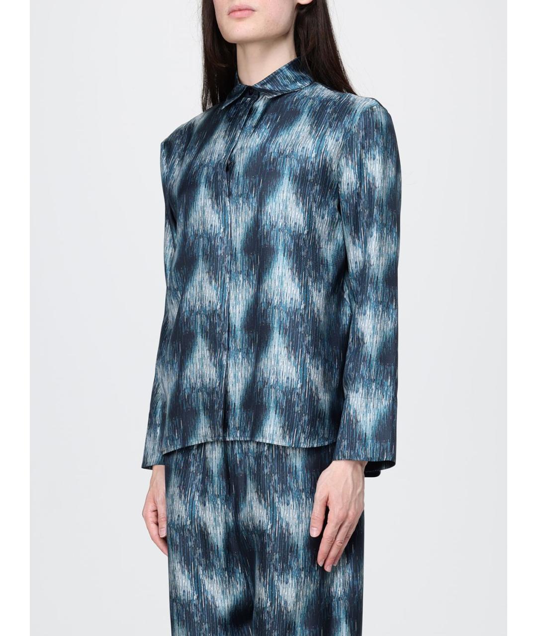 MAX MARA Синяя рубашка, фото 4
