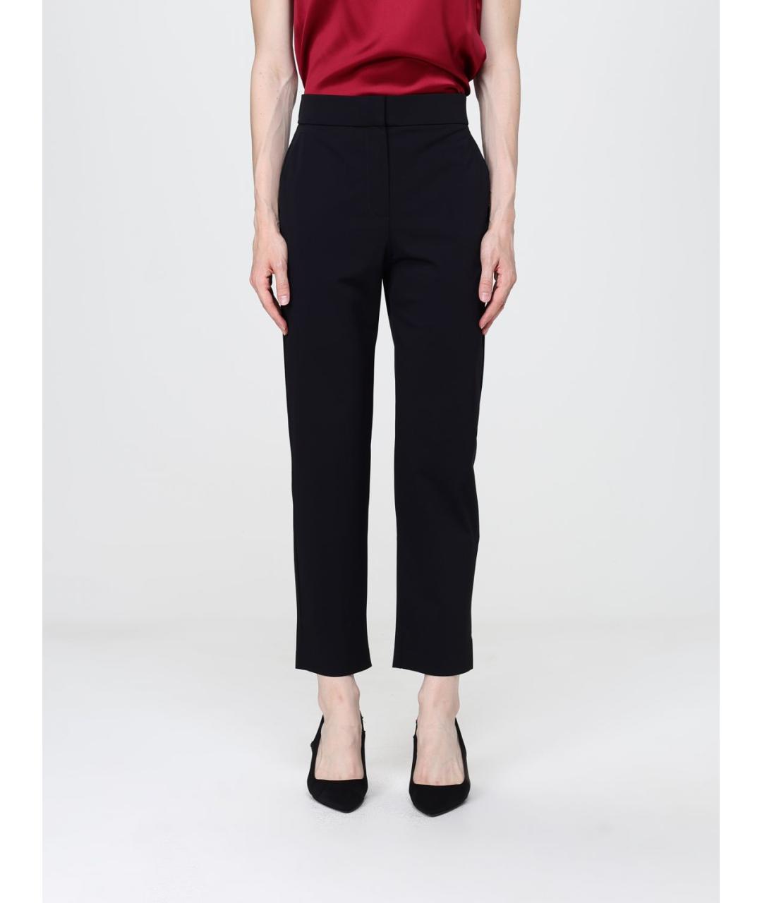 MAX MARA Черные прямые брюки, фото 6