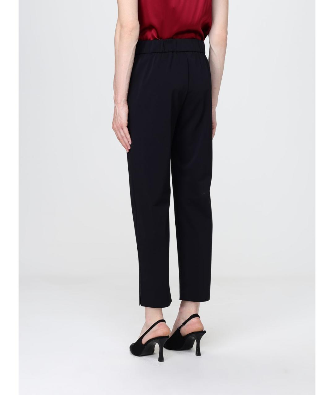 MAX MARA Черные прямые брюки, фото 3