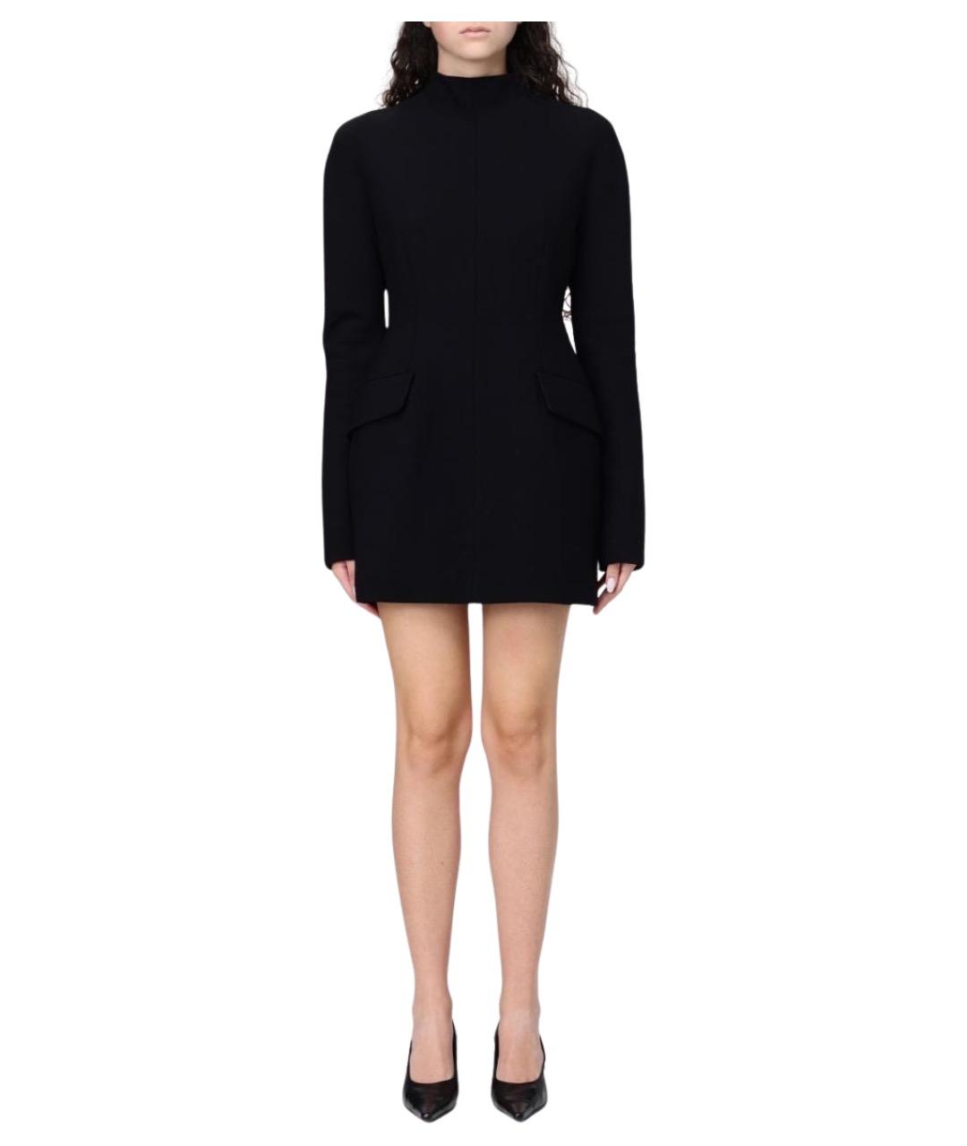 SPORTMAX Черное повседневное платье, фото 1