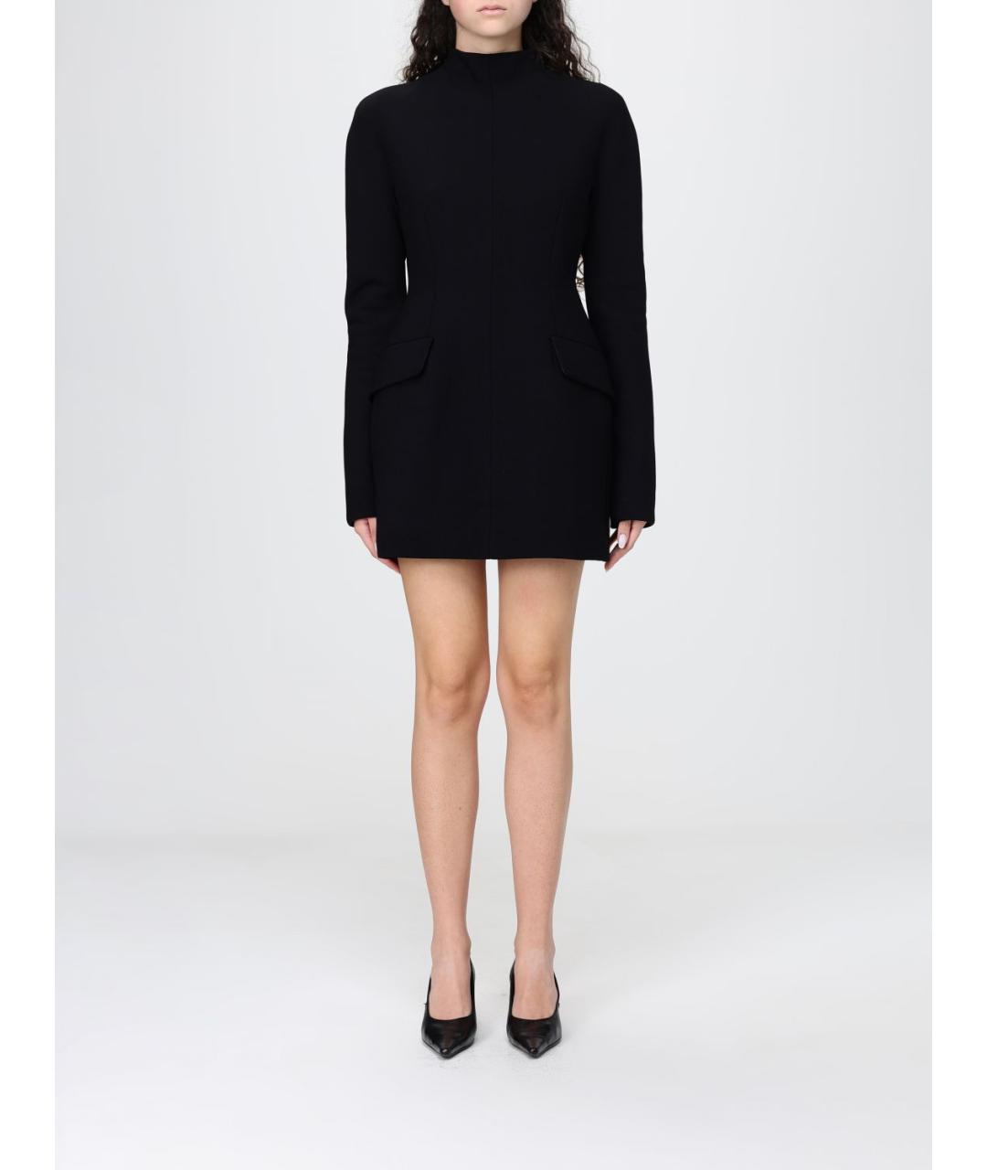 SPORTMAX Черное повседневное платье, фото 4