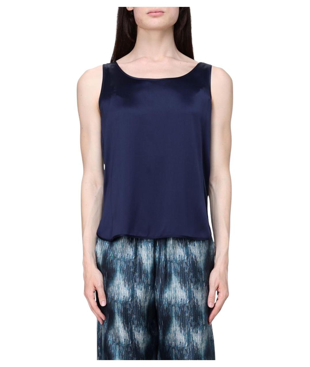 MAX MARA Синяя майка, фото 1