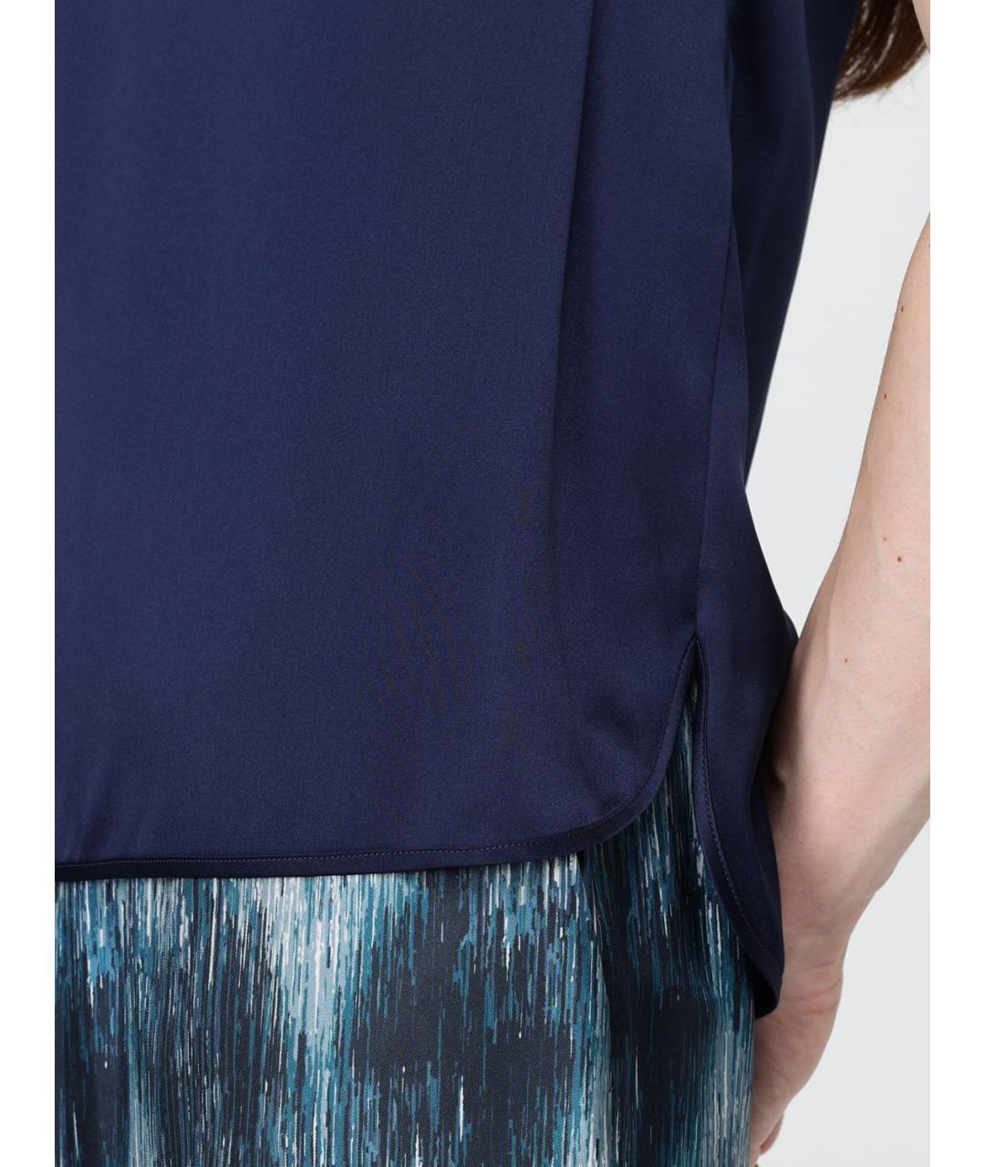MAX MARA Синяя майка, фото 5
