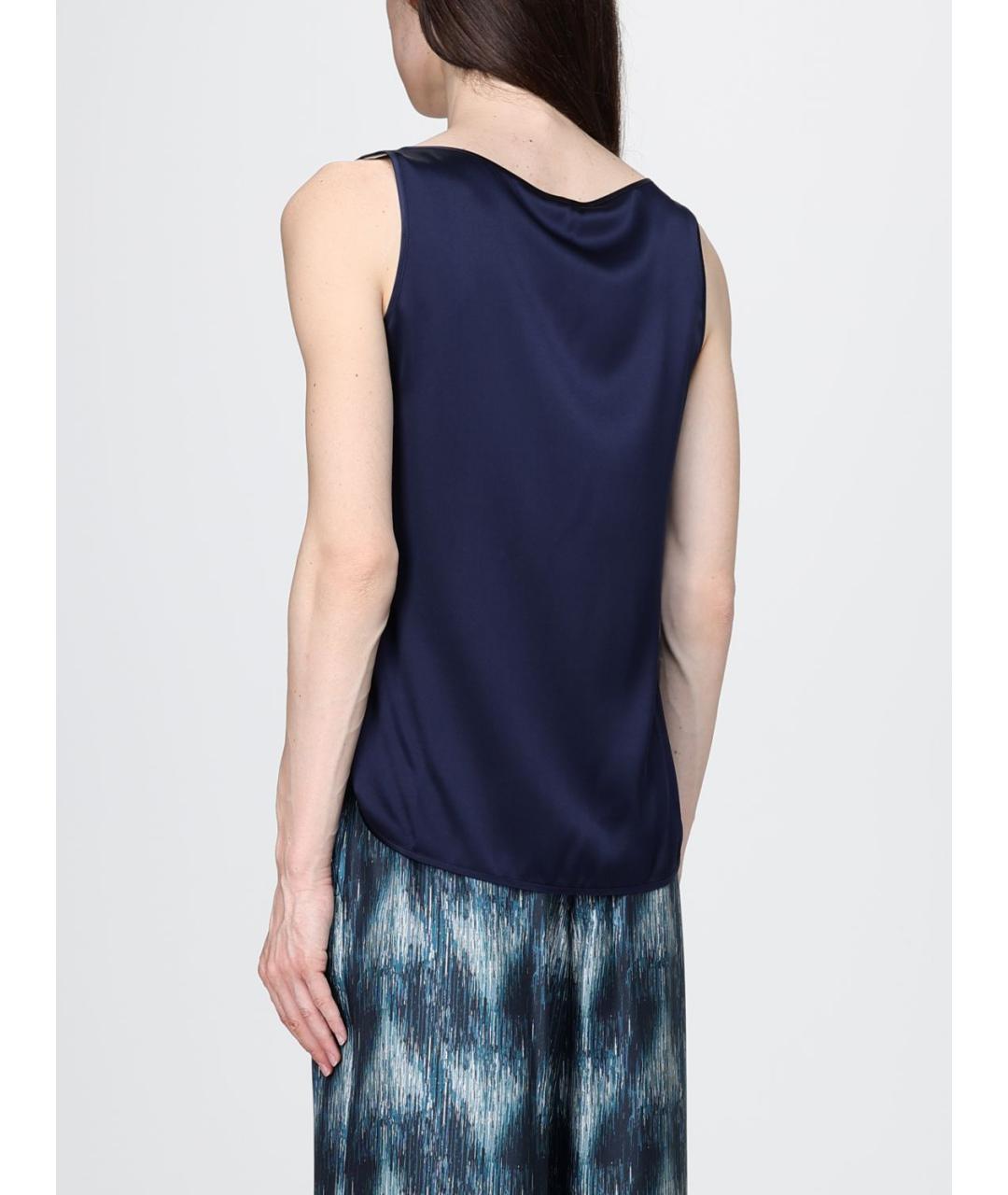 MAX MARA Синяя майка, фото 3