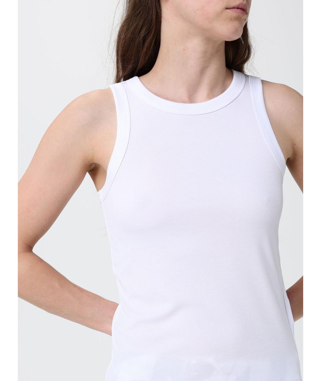 MAX MARA Белая майка, фото 4