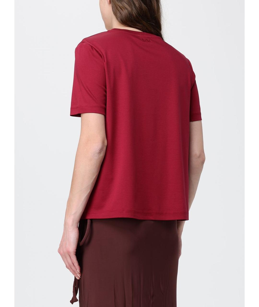 MAX MARA Красная футболка, фото 2