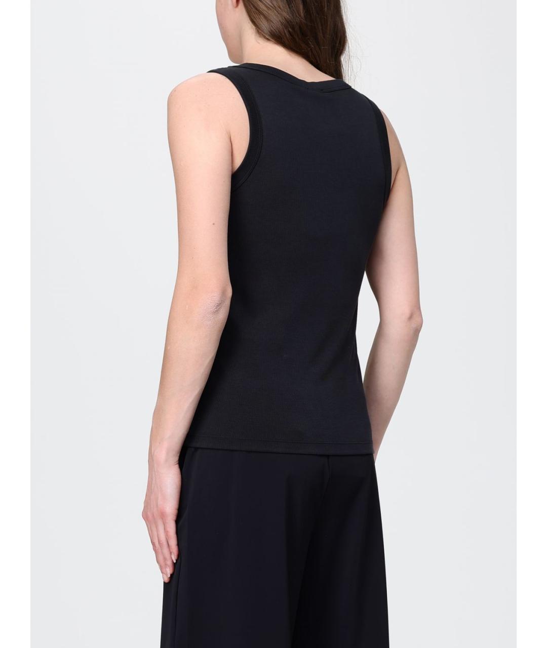MAX MARA Черная майка, фото 2