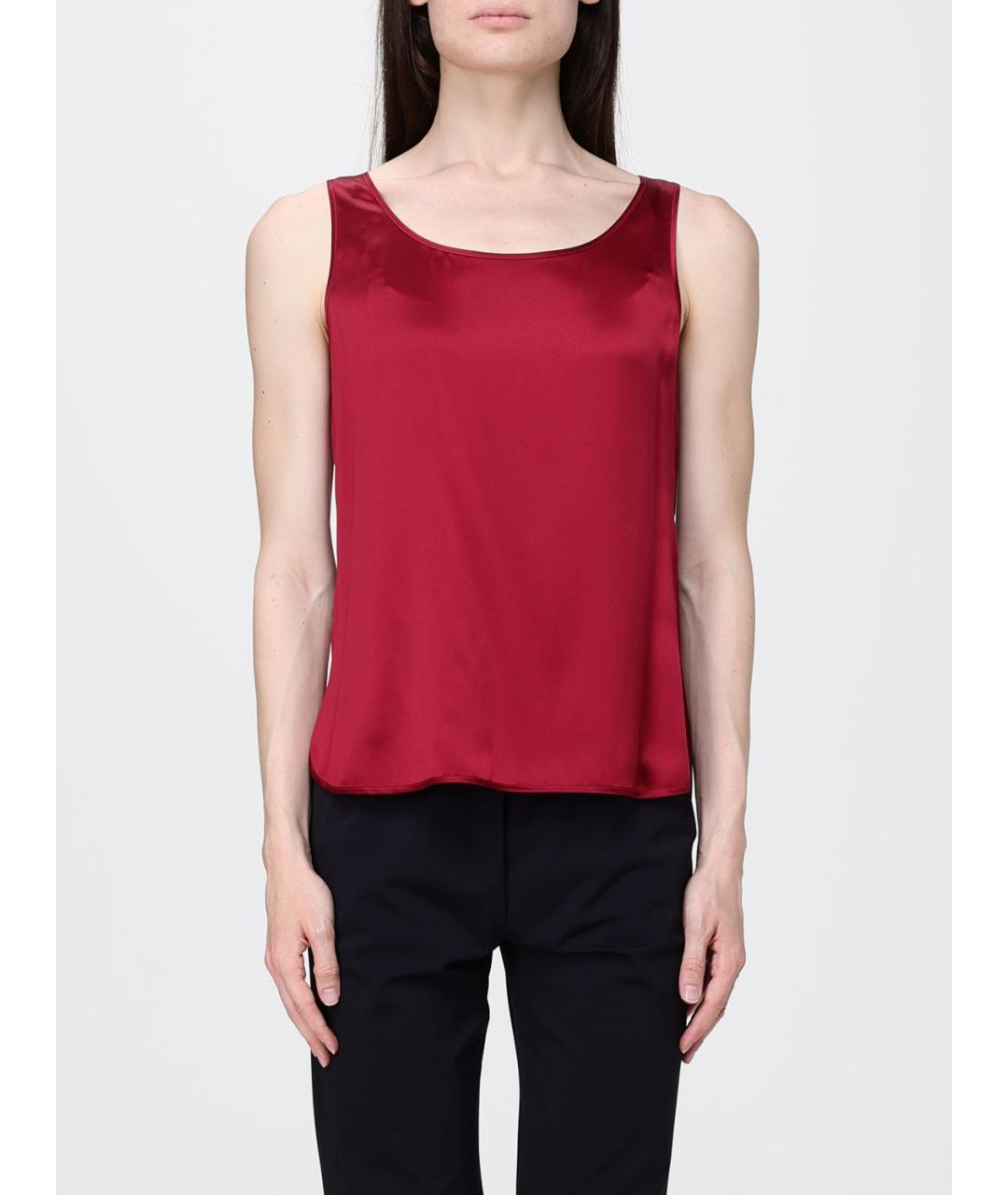 MAX MARA Красная майка, фото 5