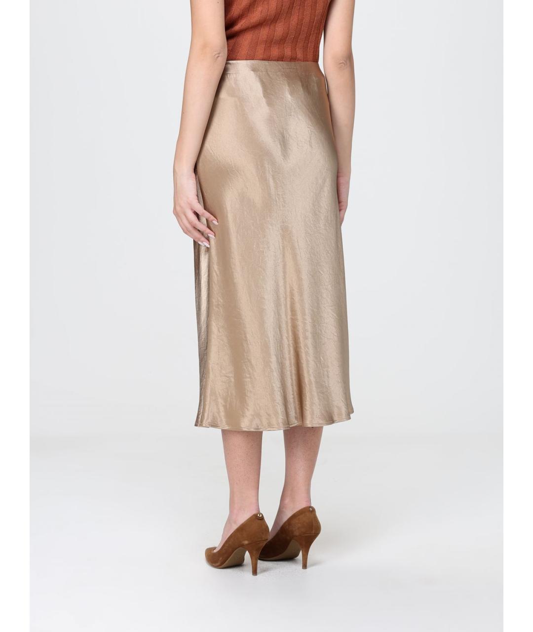 MAX MARA Бежевая юбка миди, фото 3