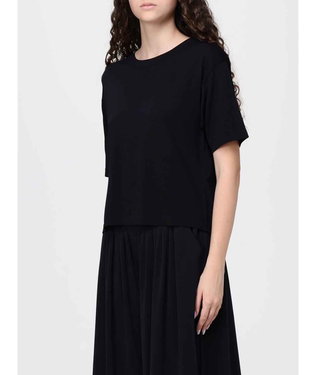 MAX MARA Черная футболка, фото 4