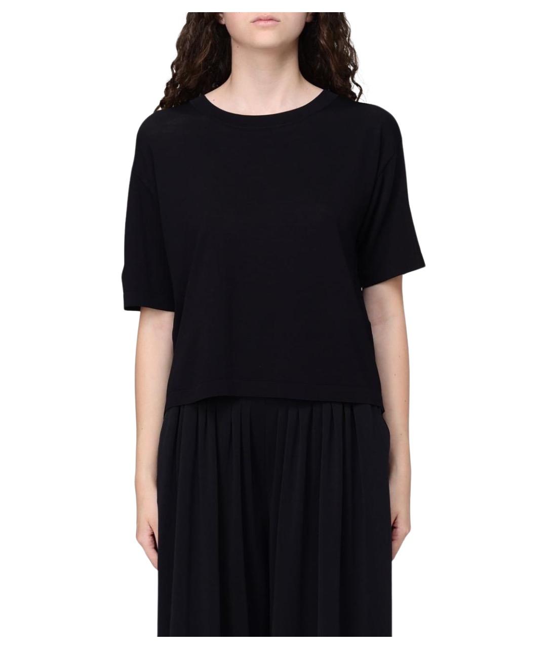 MAX MARA Черная футболка, фото 1