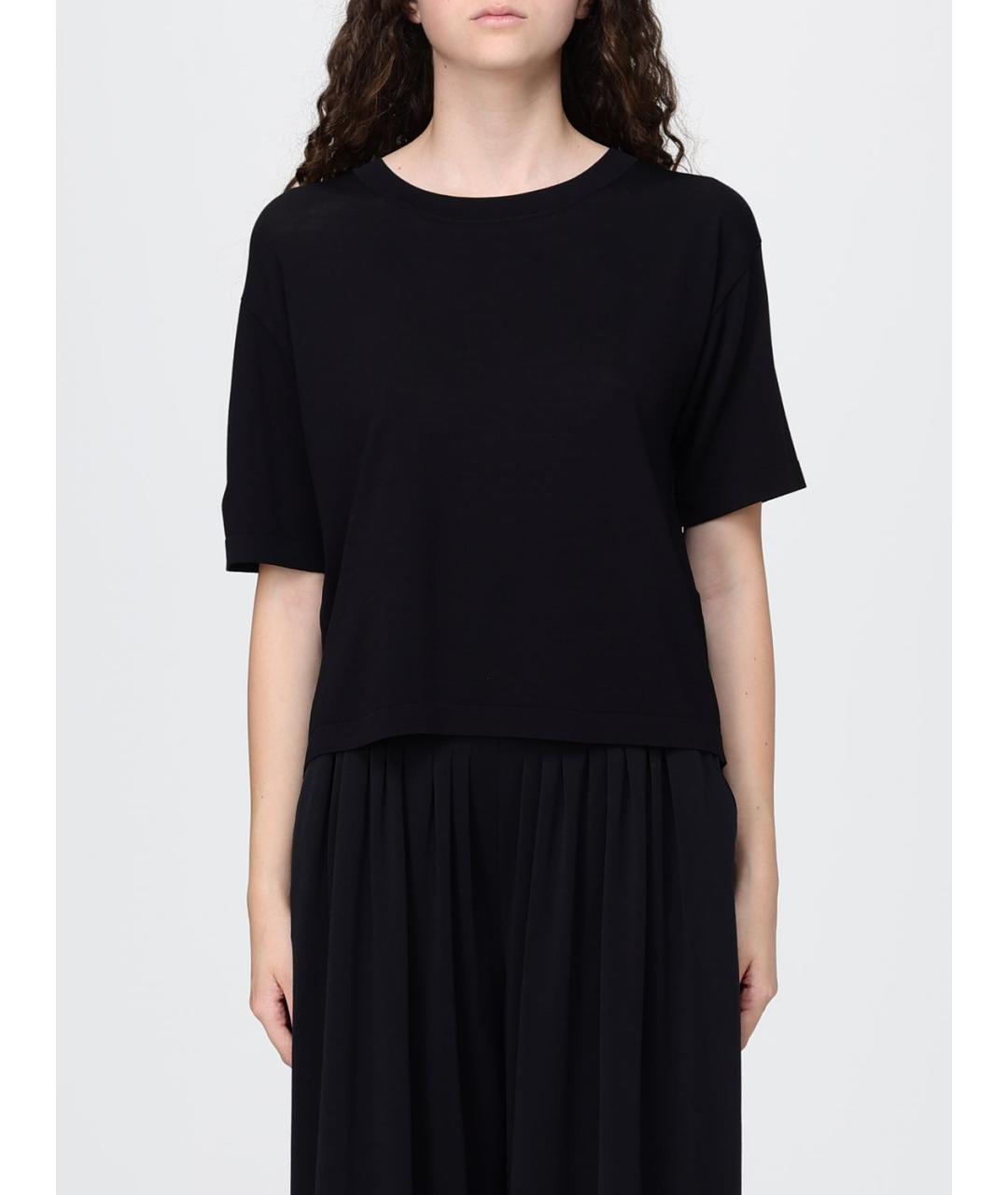 MAX MARA Черная футболка, фото 6