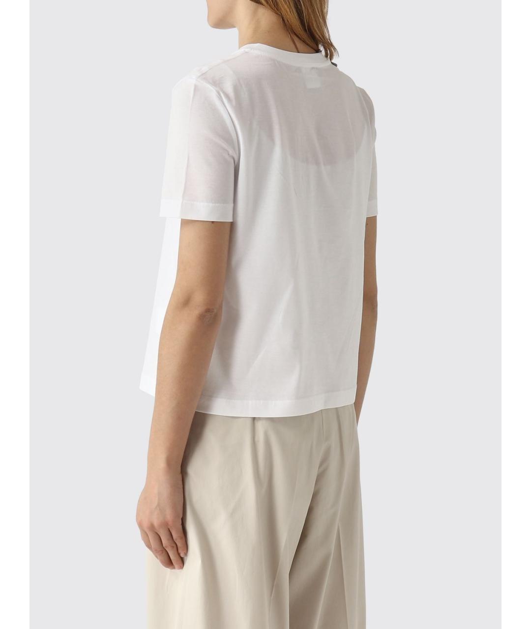 MAX MARA Белая футболка, фото 3