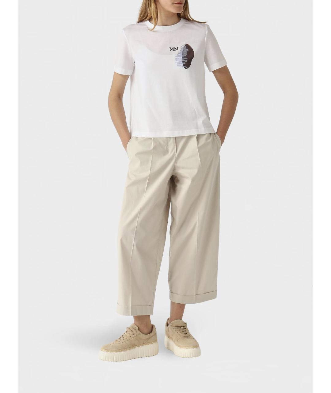 MAX MARA Белая футболка, фото 2