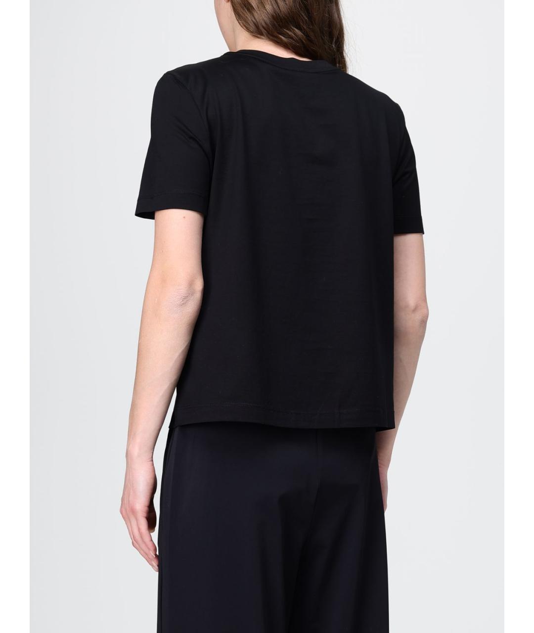 MAX MARA Черная футболка, фото 2