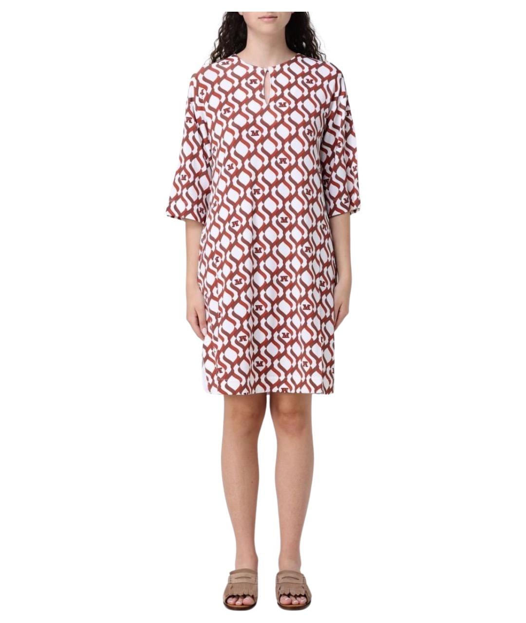 MAX MARA Оранжевое повседневное платье, фото 1