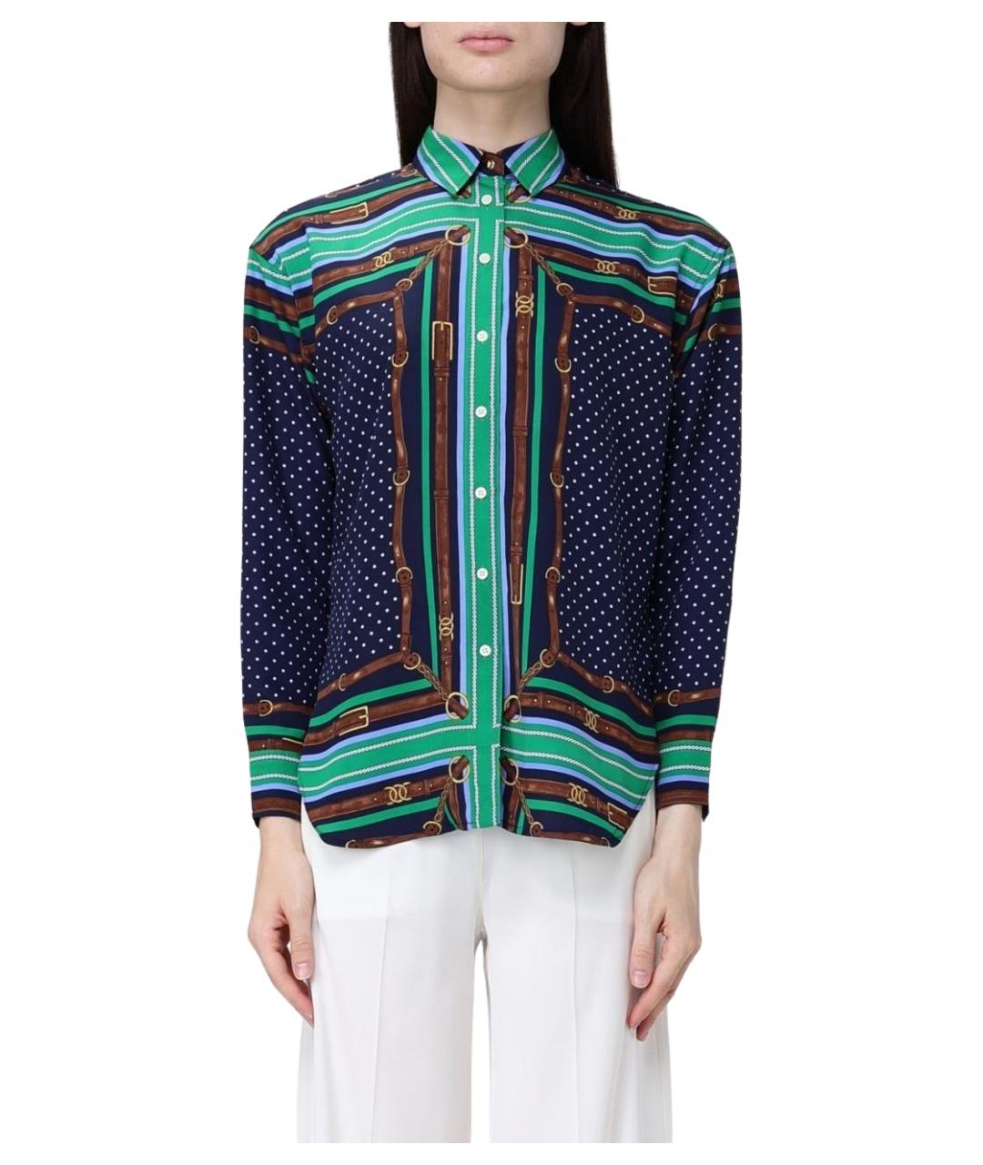 RALPH LAUREN Мульти полиэстеровая рубашка, фото 1
