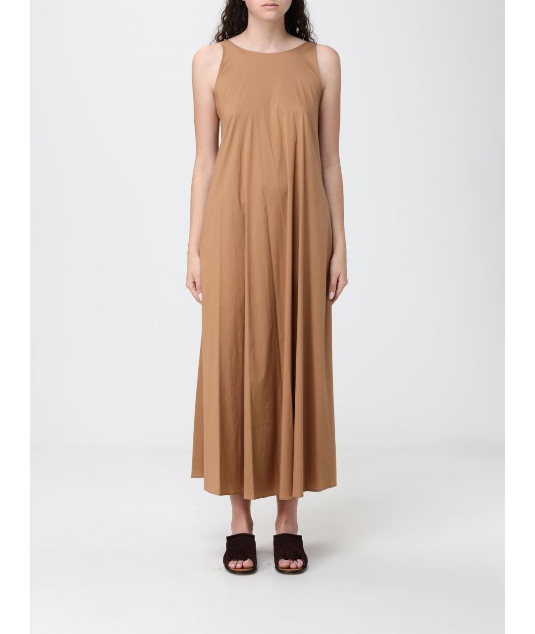 MAX MARA Бежевое повседневное платье, фото 4