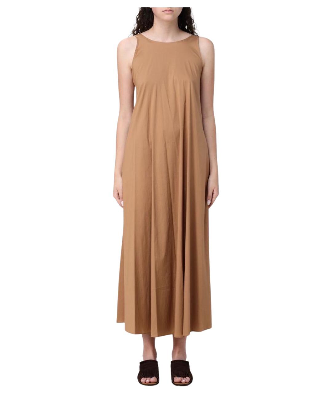 MAX MARA Бежевое повседневное платье, фото 1