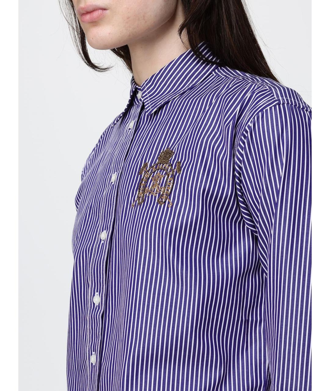 RALPH LAUREN Синяя рубашка, фото 3
